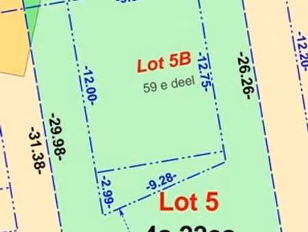 terrain constructible à vendre