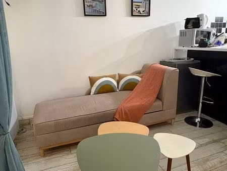 studio meublé terrasse centre ville