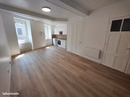appartement 2 pièces  53m2 rénové  bourgoin centre