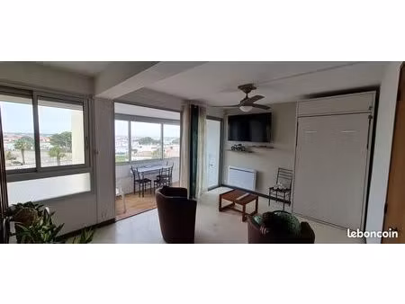 barcarès port grand studio pour personne en déplacement libre jusqu'au 15 juin