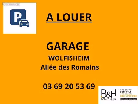 parking/box 1 m² wolfisheim