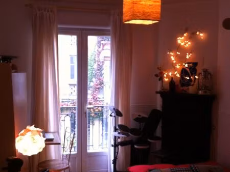 2 pieces paris xx gambetta 32m2 cave balcon