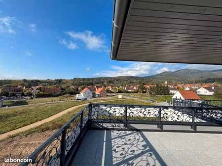 incroyable attique vue sur les alpes