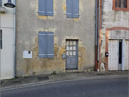 vente maison de ville eauze  72m² 5 pièces 55 000€ gers