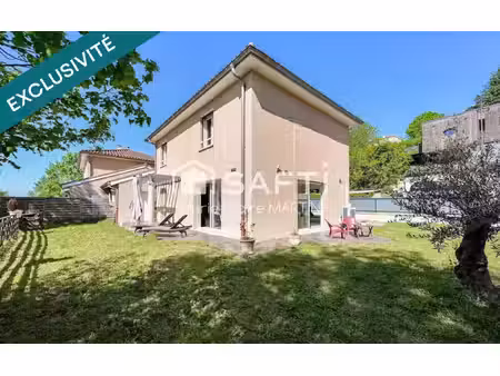 massieux - villa contemporaine 115 m² avec double garage - vue dégagée & environnement pri