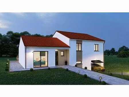 terrain avec maison neuve à vendre