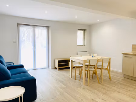 appart meublé azieu t2 53m² avec bureau +1 pkg+1 cellier