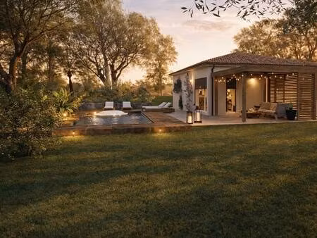 terrain avec maison neuve à vendre