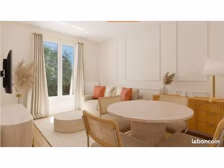 appartement 2 pièces – 34 m² – clichy centre