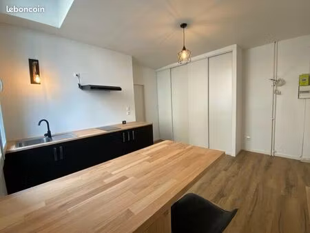 studio meublé 31 m² proche fac jean monnet