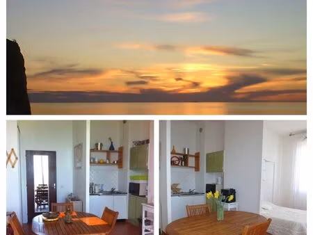 loue appartement meublé vue sur mer à st pierre en port