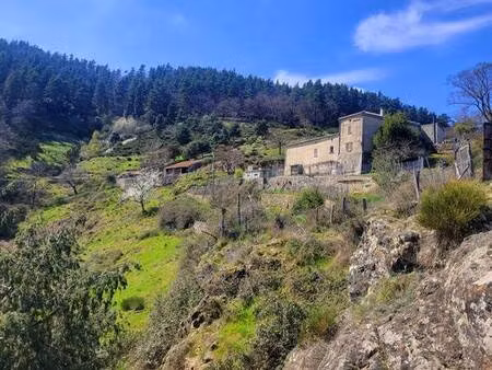 propriété ardéchoise de caractère nichée sur 18 ha de terrain