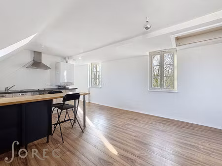 t2 de charme au dernier étage 52m² au sol metz hyper centre