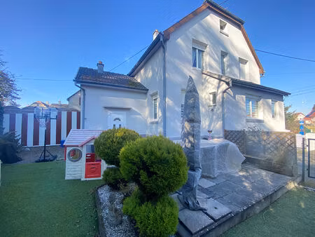 maison cernay 3 pièce(s) 69 m² avec extérieur aménagé   places de stationnement  cave et g