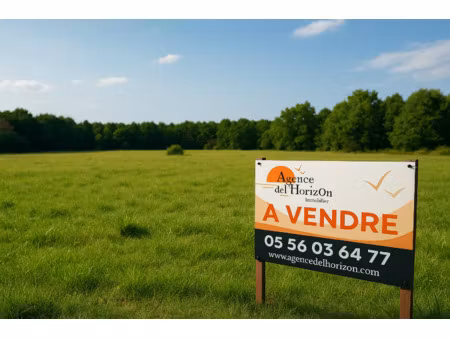 vente terrain 2062 m² lège (33950)