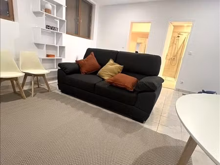 appartement - rdc - 47.20 m2 - 2 pièces - meublé