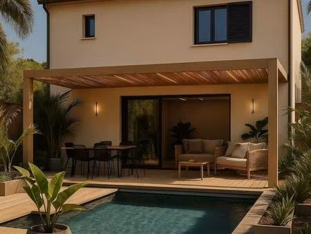 terrain avec maison neuve à vendre