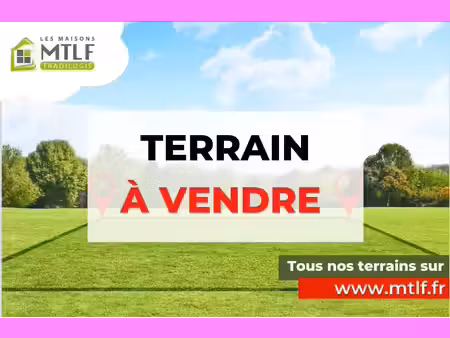 terrain constructible à vendre