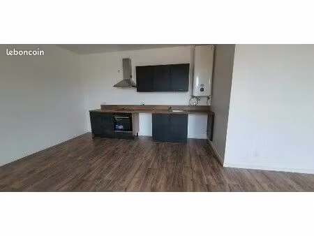 appartement plein centre ville récent 58m²