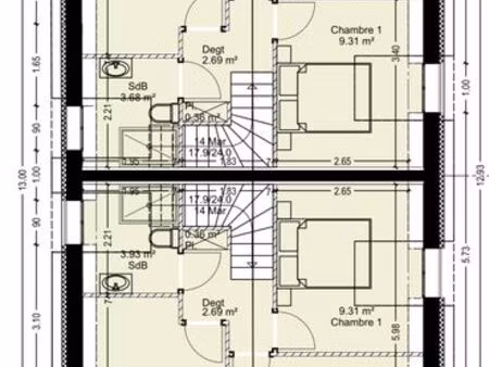 location maison mitoyenne