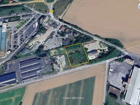 location de terrain constructible dans zone industrielle