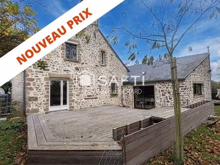 belle maison en pierres avec grand jardin