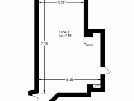 location avec pas de porte - rue du bac