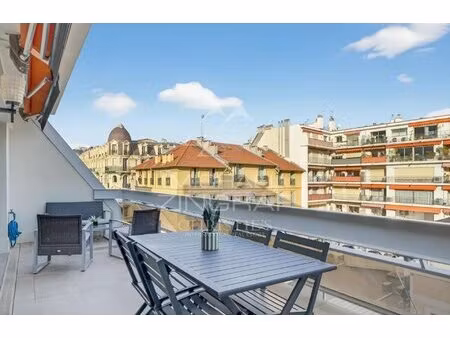 appartement rénové avec terrasses – carré d’or – nice - mzilosj2349