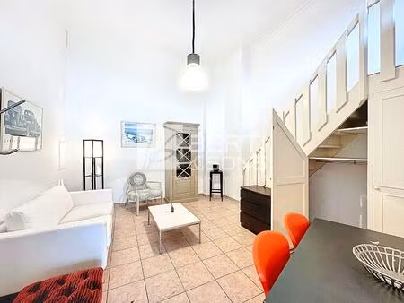 la napoule - studio mezzanine 38m2 - mer et port a pieds - parking - climatisation