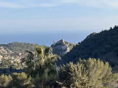 eze village/opportunite villa 4p vue mer/piscine/stationnement