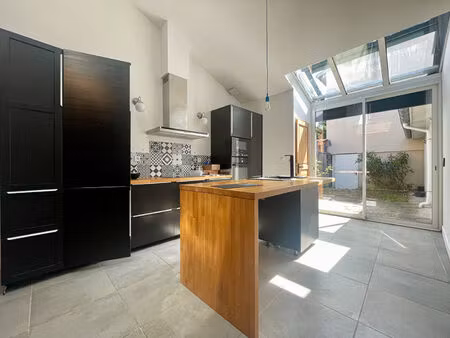 echoppe 84m2 3ch jardin garage saint -genès