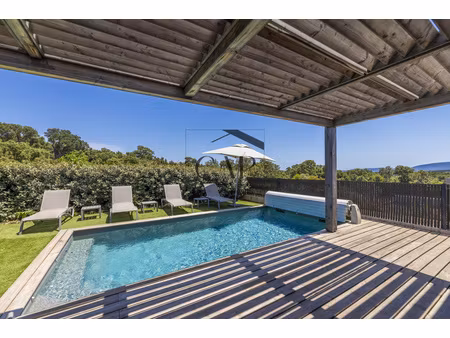 superbe villa t4 meublée avec piscine privative et jardin - domaine d'exception***** corse