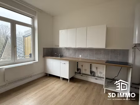 location appartement 3 pièces 67m² avesnes sur helpe 59440
