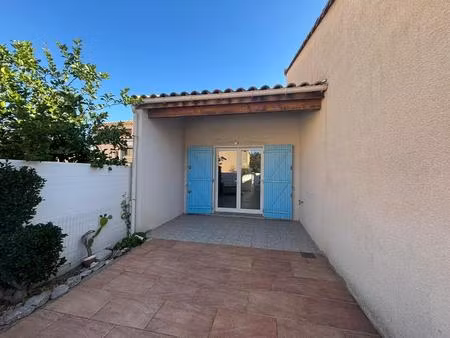 charmant t2 avec mezzanine à vendre à saint-pierre-la-mer 11560 résidence sécurisée