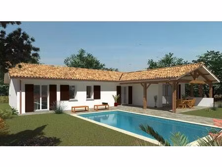 vente maison à construire 90 m² mios (33380)