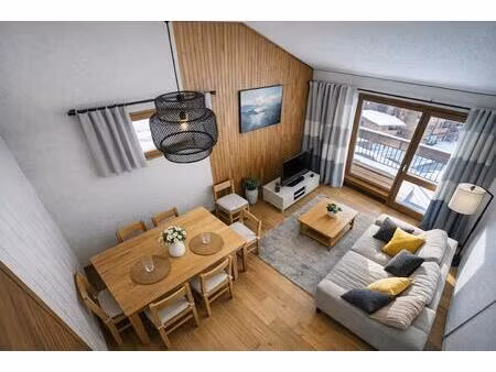 duplex en dernier étage esprit montagne  fort potentiel