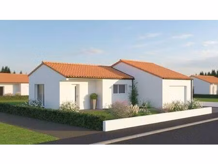 terrain avec maison neuve à vendre