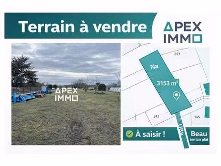 terrain à vendre