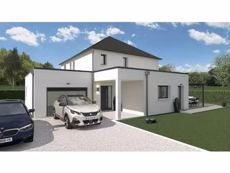 terrain avec maison neuve à vendre