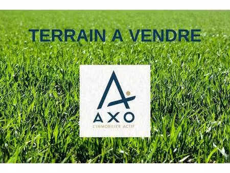 terrain constructible à vendre