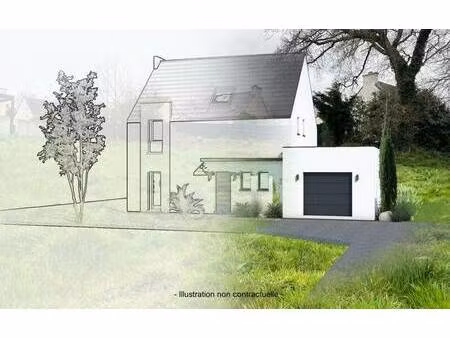 terrain avec maison neuve à vendre