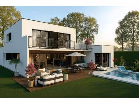 terrain avec maison neuve à vendre