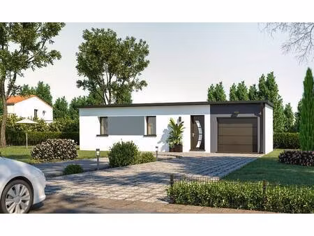 terrain avec maison neuve à vendre