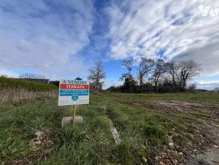 terrain constructible viabilisé à vendre