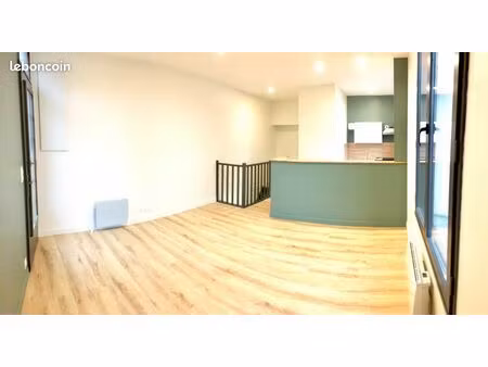 t3 57m2 avec cour intérieure fermée