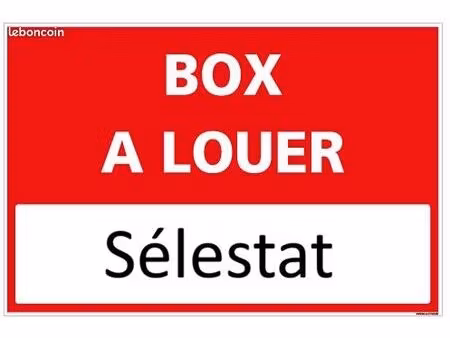box de stockage 18m² et 14m² - sélestat