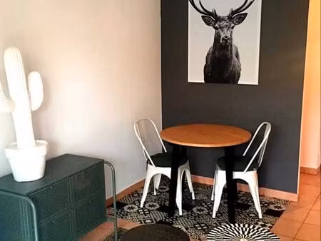 location meublée t2 (42m²) + garage + terrasse/jardin – metro gorge de loup/ vaise