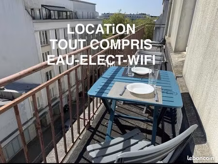 tout compris terrasse liberté mairie arsenal hopital fac gare wifi 7 tv