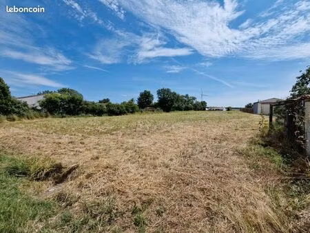 terrain 1 254 m² tonnay boutonne