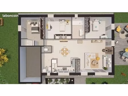 propriété 5 pièces 105 m²